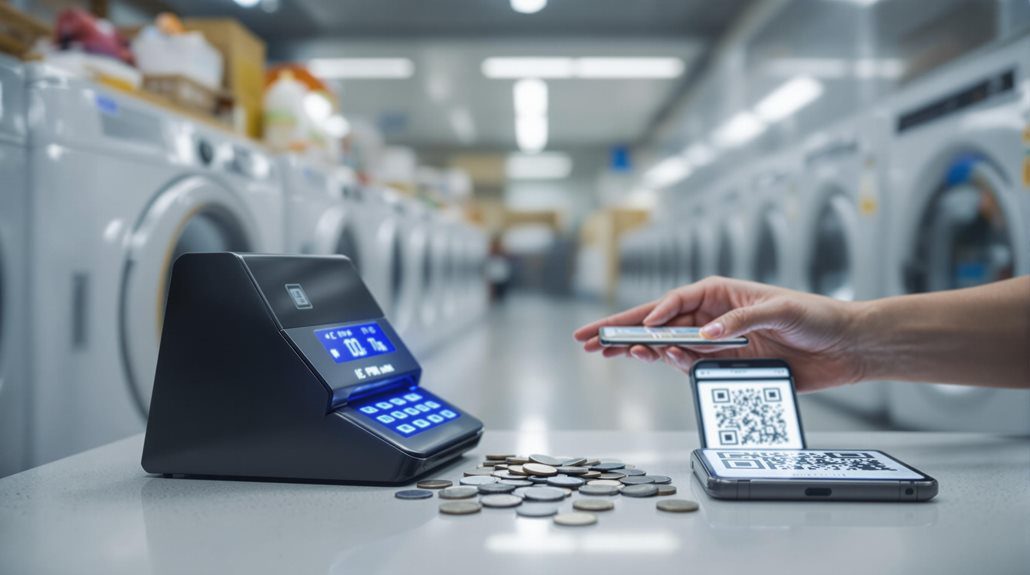 cashless laundry payment options