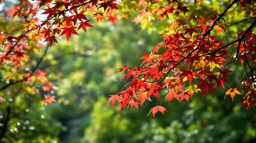 early autumn color changes