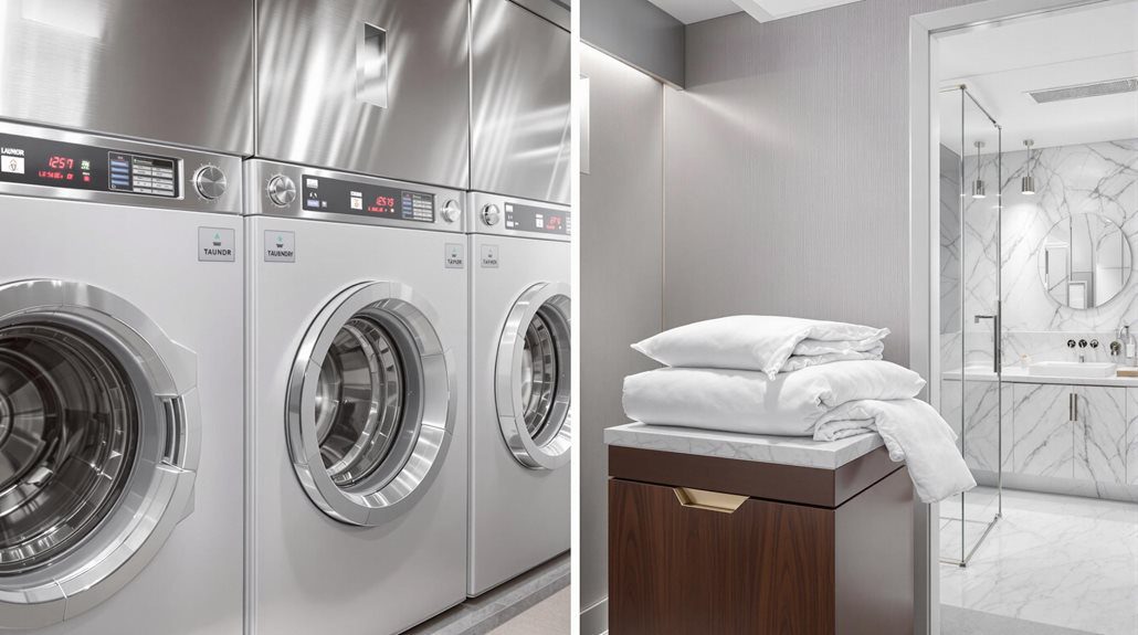 hotel convenience versus laundromat cleanliness