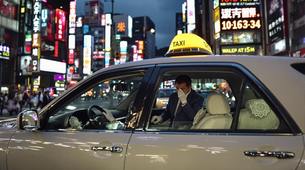 japanese taxi customs respect