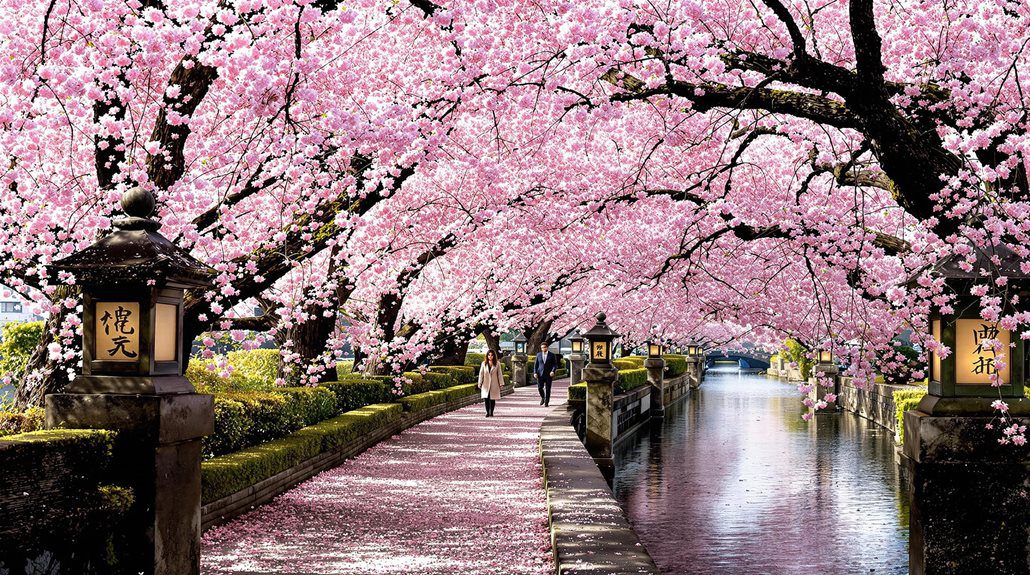 peaceful sakura viewing spots