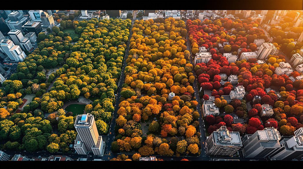 tokyo autumn microclimate variations