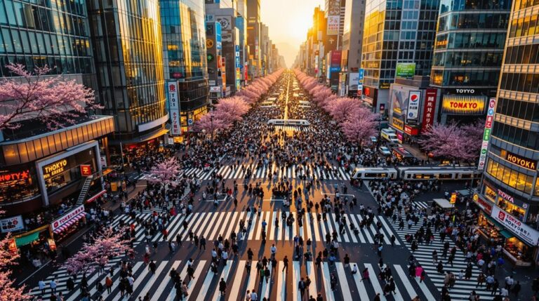 tokyo golden week crowds