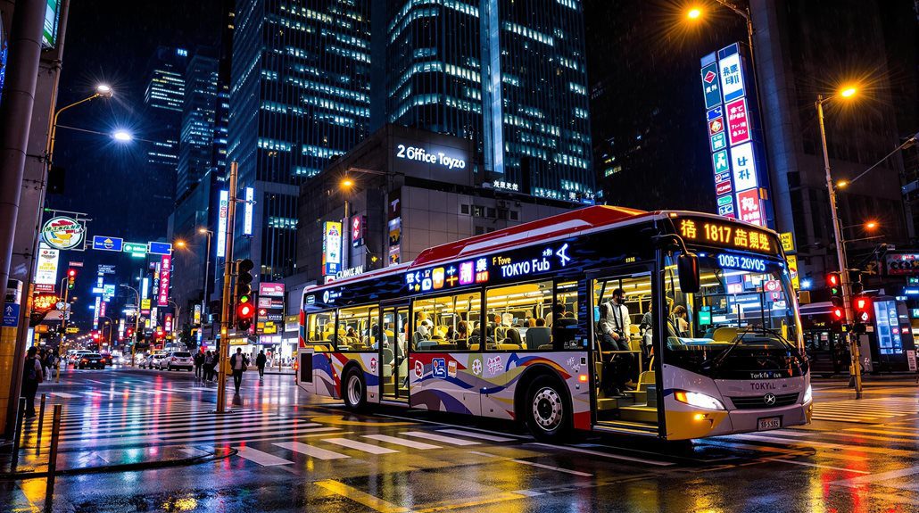 tokyo night bus connections
