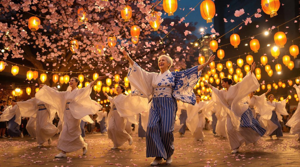 tokyo obon dance celebrations