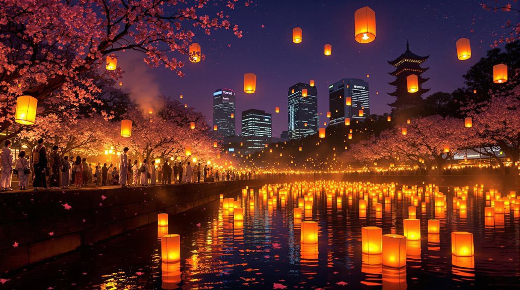tokyo quiets during obon