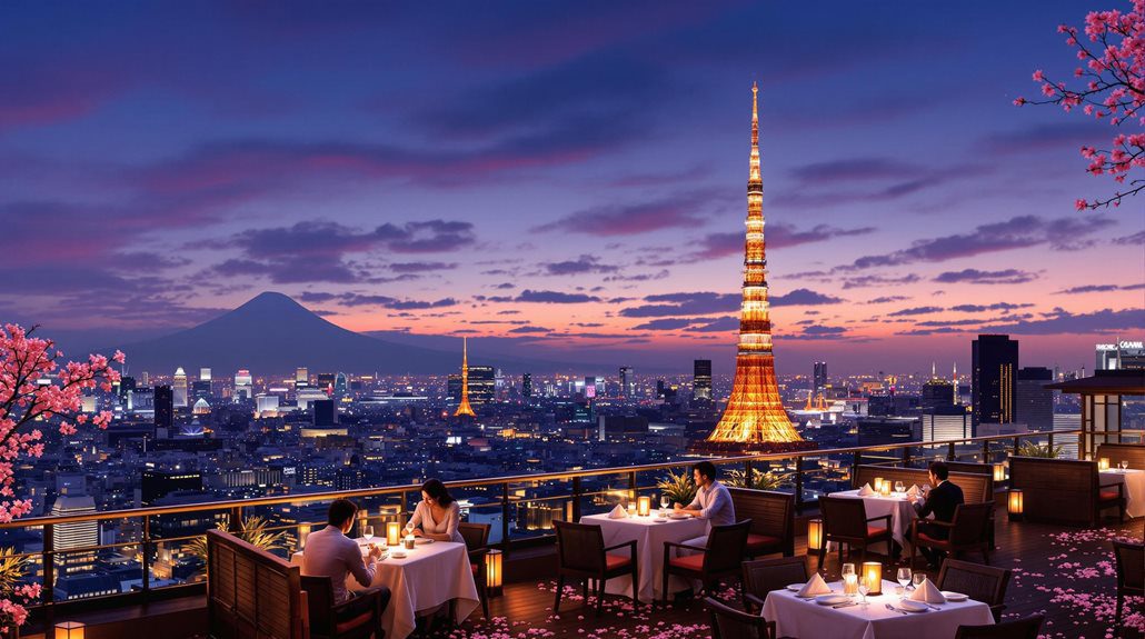 tokyo s romantic gourmet scene