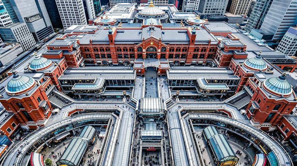 tokyo station food districts navigation