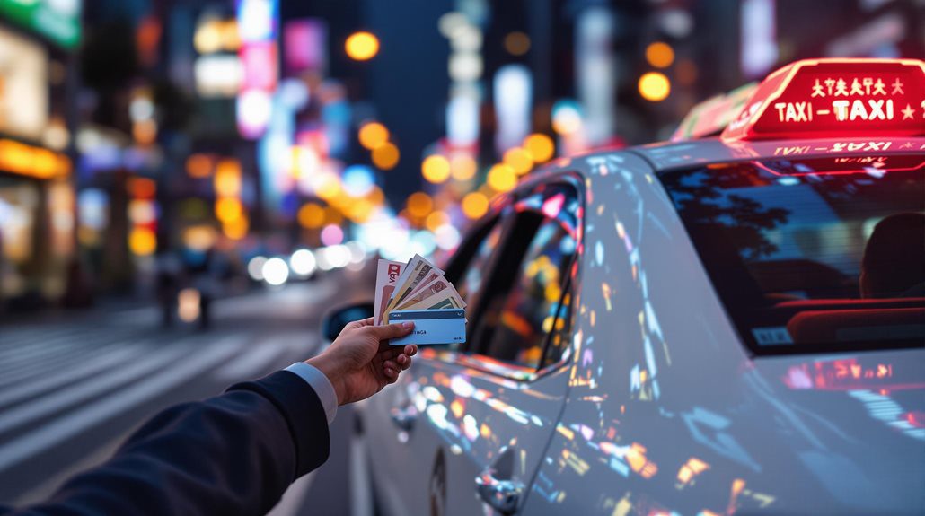tokyo taxi payment options