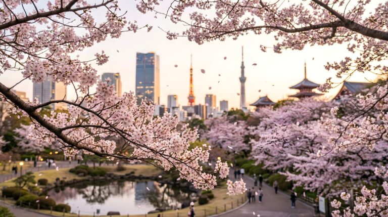 tokyo cherry blossom viewing