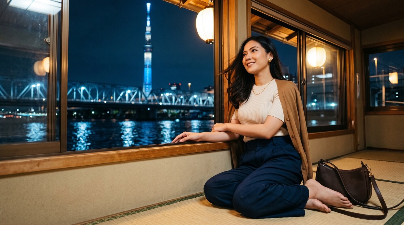 Tokyo Yakatabune Boat Cruise (Funasei)
