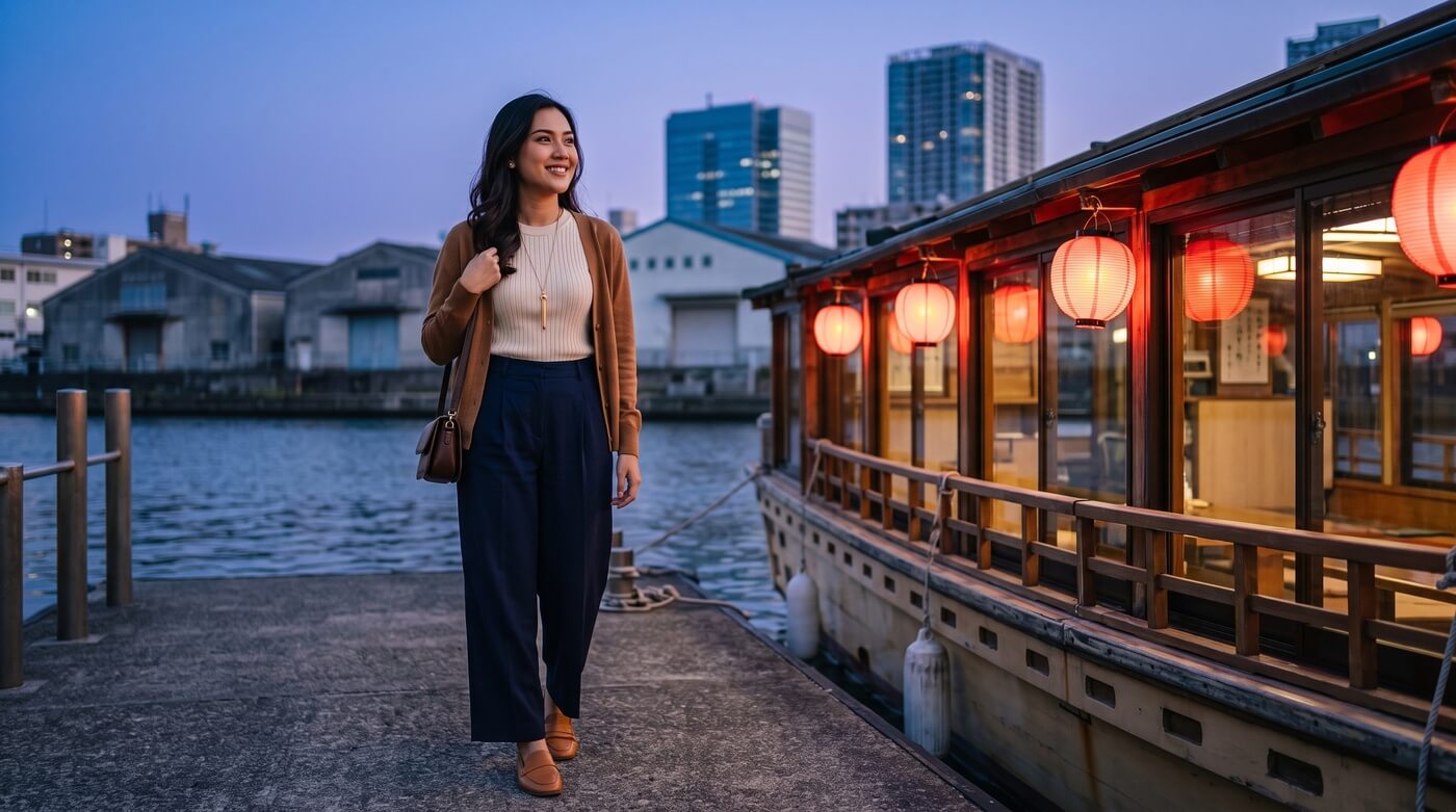 Tokyo Yakatabune Boat Cruise (Funasei)